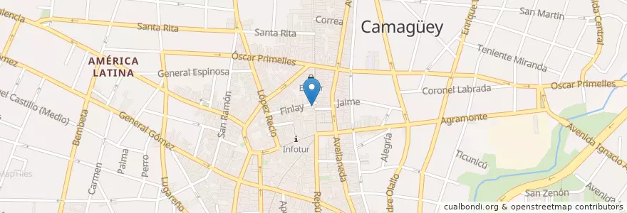 Mapa de ubicacion de Farmacia en Kuba, Camagüey, Camagüey, Ciudad De Camagüey.