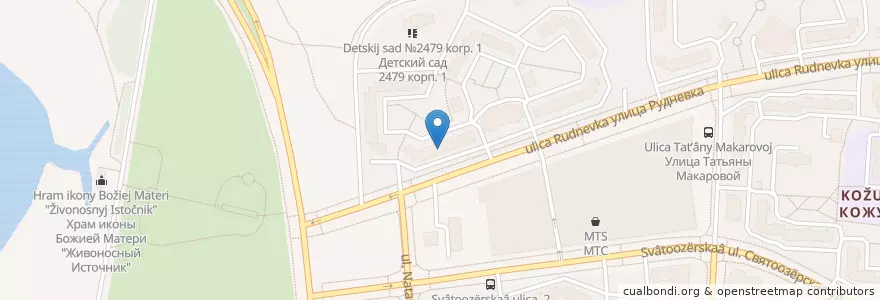 Mapa de ubicacion de GoldenMed en Rússia, Distrito Federal Central, Москва, Восточный Административный Округ, Район Косино-Ухтомский.