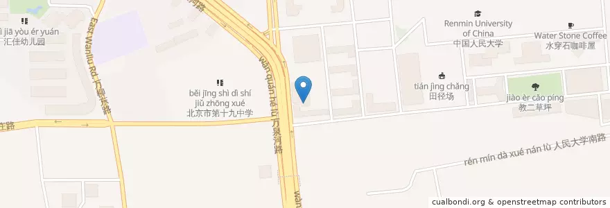 Mapa de ubicacion de 峰尚圣宴 en China, Pequim, Hebei, 海淀区.
