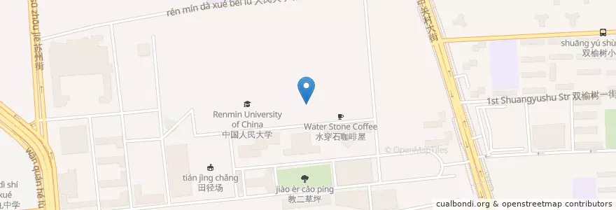 Mapa de ubicacion de 清真食堂 en Cina, Pechino, Hebei, 海淀区.