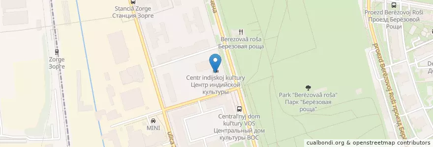 Mapa de ubicacion de Сатва en Rusia, Distrito Federal Central, Москва, Северный Административный Округ, Хорошёвский Район.