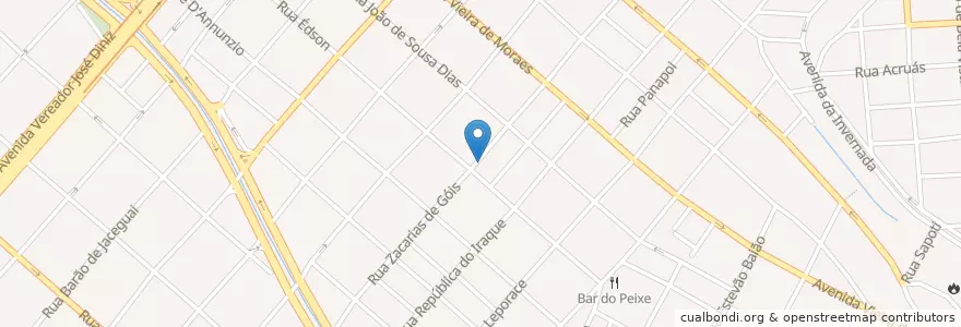 Mapa de ubicacion de DeRose Method Campo Belo en ブラジル, 南東部地域, サンパウロ, Região Geográfica Intermediária De São Paulo, Região Metropolitana De São Paulo, Região Imediata De São Paulo, サンパウロ.