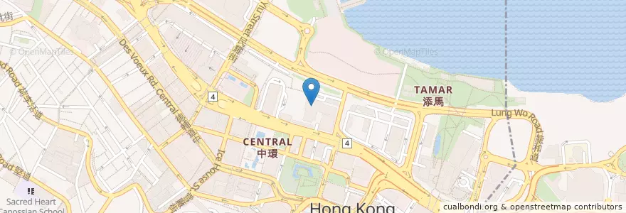 Mapa de ubicacion de Hong Kong City Hall – Concert Hall en 중국, 광둥성, 홍콩, 홍콩섬, 신제, 中西區 Central And Western District.