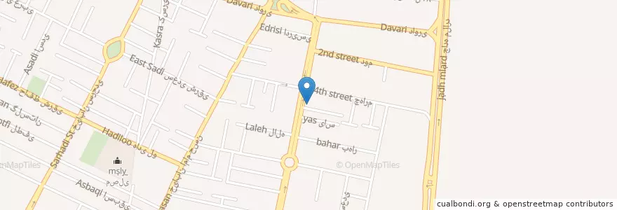 Mapa de ubicacion de مسجد الزهرا en ایران, استان البرز, شهرستان فردیس, بخش مرکزی فردیس, فردیس.