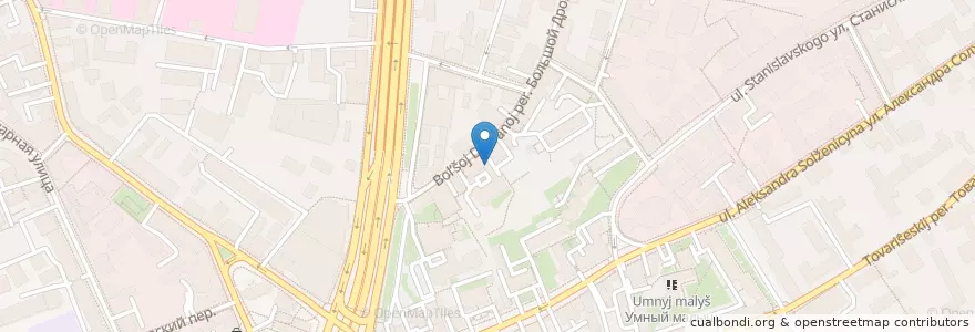 Mapa de ubicacion de Lincoln en ロシア, 中央連邦管区, モスクワ, Центральный Административный Округ, Таганский Район.