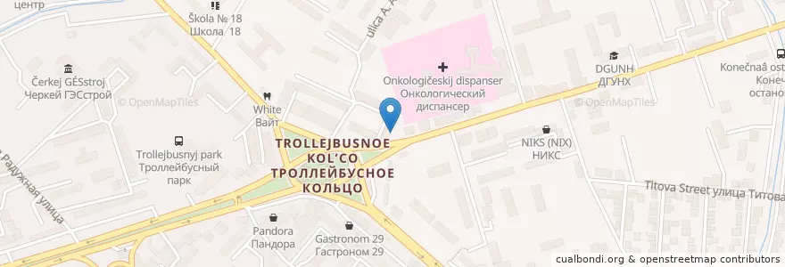 Mapa de ubicacion de Стома дент en روسيا, منطقة شمال القوقاز الفيدرالية, Дагестан, Городской Округ Махачкала.