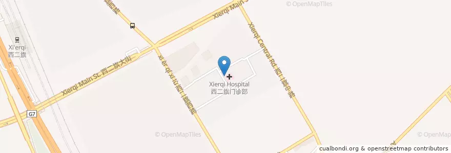 Mapa de ubicacion de 目光教育 en 중국, 베이징시, 허베이성, 海淀区.