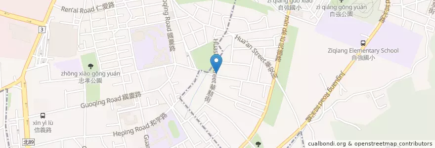 Mapa de ubicacion de 阿順平價牛排 en Tayvan, 新北市, 板橋區.