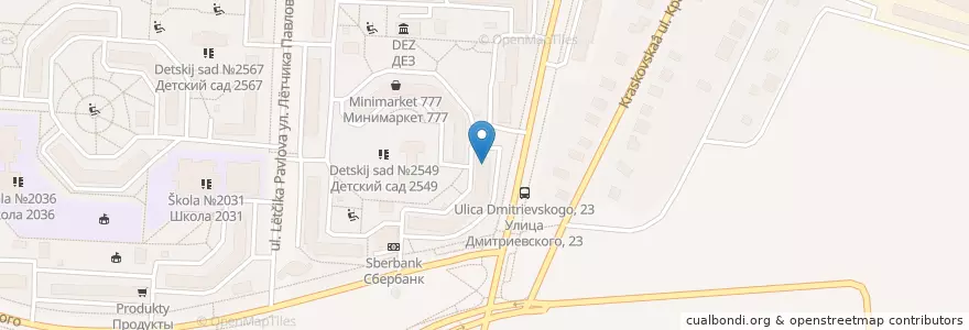 Mapa de ubicacion de Бешбармак en 俄罗斯/俄羅斯, Центральный Федеральный Округ, Москва, Восточный Административный Округ, Район Косино-Ухтомский.