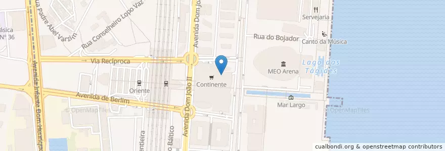 Mapa de ubicacion de Di Casa en Португалия, Área Metropolitana De Lisboa, Лиссабон, Grande Lisboa, Лиссабон, Parque Das Nações.