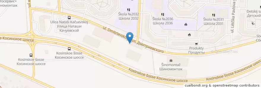 Mapa de ubicacion de Lounge Bar en Rusia, Distrito Federal Central, Москва, Восточный Административный Округ, Район Косино-Ухтомский.