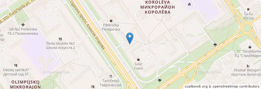 Mapa de ubicacion de Пивная en Rússia, Distrito Federal Central, Oblast De Belgorod, Старооскольский Городской Округ.