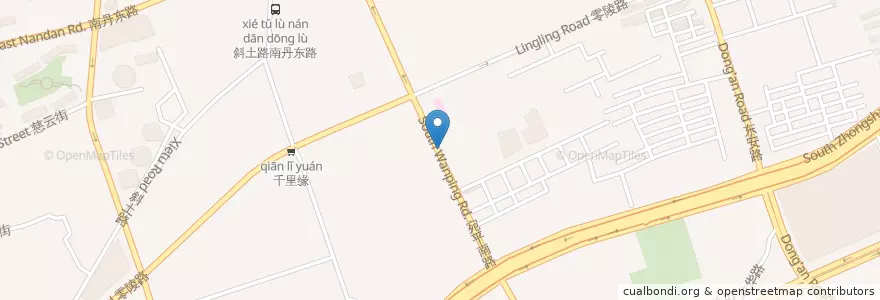 Mapa de ubicacion de 一点点 en 중국, 상하이, 쉬후이구.
