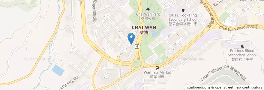 Mapa de ubicacion de 寧富街公廁 Ning Foo Street Public Toilet en China, Provincia De Cantón, Hong Kong, Isla De Hong Kong, Nuevos Territorios, 東區 Eastern District.