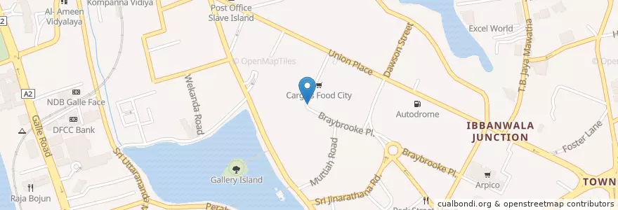 Mapa de ubicacion de Pets V Care en ශ්‍රී ලංකාව இலங்கை, බස්නාහිර පළාත, කොළඹ දිස්ත්‍රික්කය, Colombo.