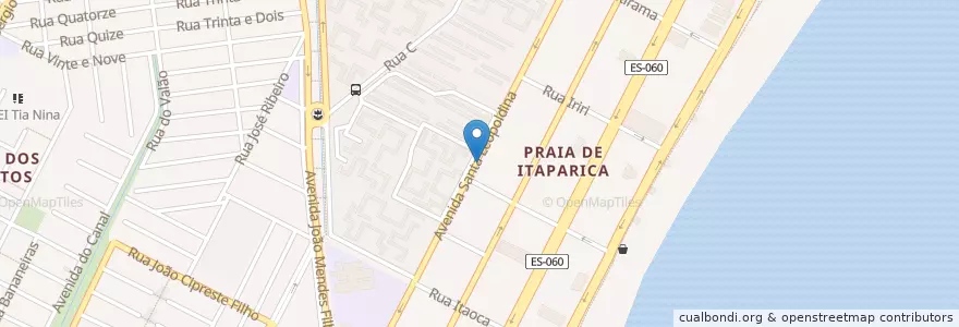 Mapa de ubicacion de Auto Escola Planeta en Brazilië, Regio Zuidoost, Espírito Santo, Região Geográfica Intermediária De Vitória, Região Metropolitana Da Grande Vitória, Vila Velha, Microrregião Vitória.