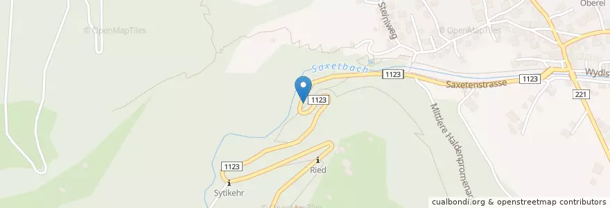 Mapa de ubicacion de Feuerstelle Wilderswil - Chammeri en Zwitserland, Bern/Berne, Verwaltungsregion Oberland, Verwaltungskreis Interlaken-Oberhasli, Wilderswil.