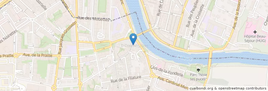 Mapa de ubicacion de Place de l'Octroi (Carouge) en Switzerland, Geneva, Geneva, Geneva, Carouge (Ge).
