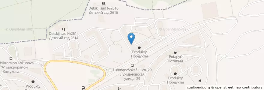 Mapa de ubicacion de Золотая Орхидея en Russia, Central Federal District, Moscow, Eastern Administrative Okrug, Kosino-Ukhtomsky District.