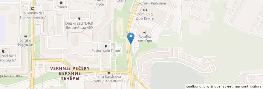 Mapa de ubicacion de Лукойл en Rusya Federasyonu, Приволжский Федеральный Округ, Nijniy Novgorod Oblastı, Городской Округ Нижний Новгород.