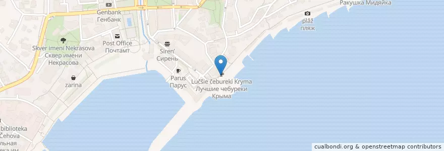 Mapa de ubicacion de Манэ en Russland, Föderationskreis Südrussland, Autonome Republik Krim, Republik Krim, Jaltaer Stadtrat, Stadtkreis Jalta.