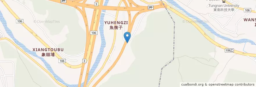 Mapa de ubicacion de 魚衡仔福德宮 en تايوان, تايبيه الجديدة, تايبيه.