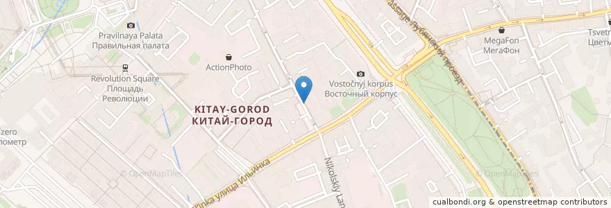 Mapa de ubicacion de 15/17 en Rússia, Distrito Federal Central, Москва, Центральный Административный Округ, Тверской Район.