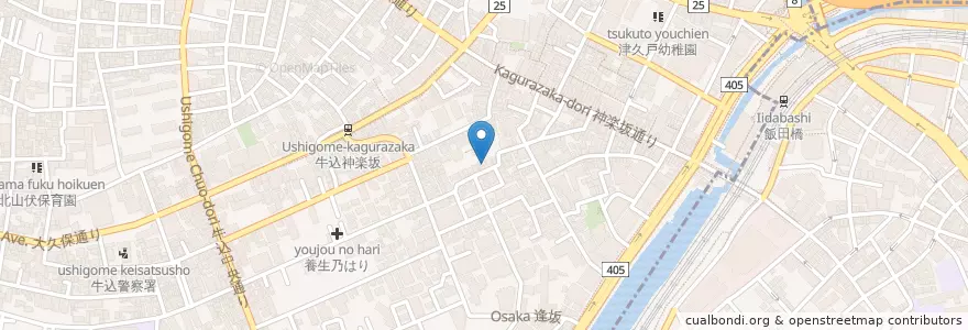 Mapa de ubicacion de La Cabane en 日本, 东京都/東京都, 新宿区/新宿區.