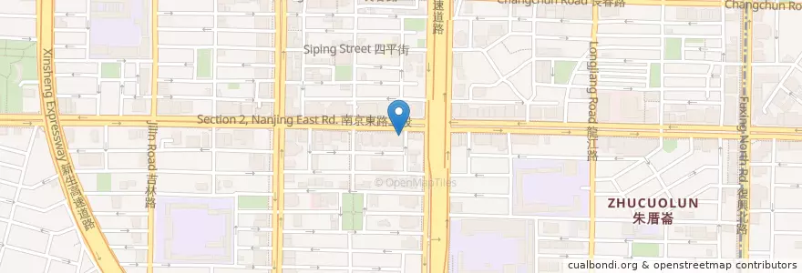 Mapa de ubicacion de 勝博殿 en Taiwan, 新北市, Taipei, 中山區.