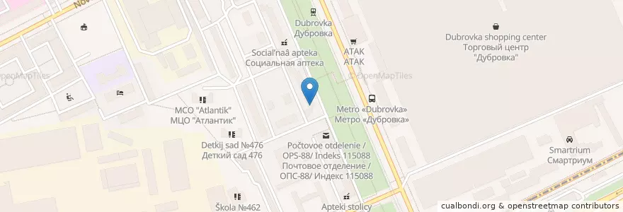 Mapa de ubicacion de Инвитро en Russia, Central Federal District, Moscow, South-Eastern Administrative Okrug, Yuzhnoportovy District.