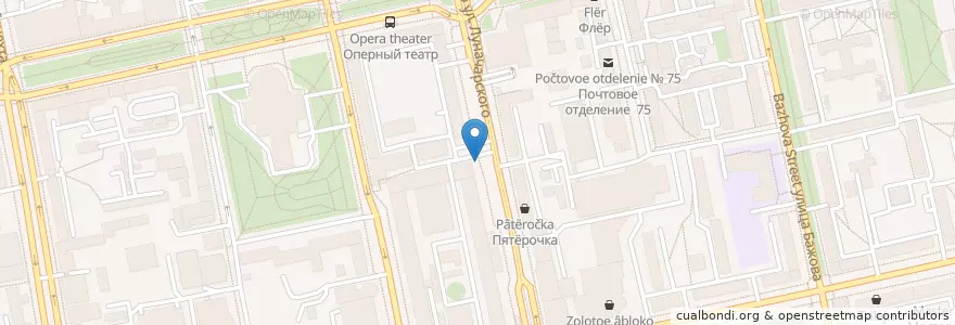 Mapa de ubicacion de Самса en 러시아, Уральский Федеральный Округ, Свердловская Область, Городской Округ Екатеринбург.