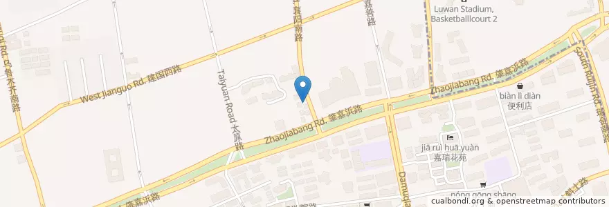 Mapa de ubicacion de 阿婆葱油饼 en چین, شانگهای, 徐汇区.