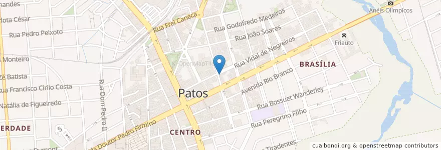 Mapa de ubicacion de Alain Esfiharia en Brezilya, Kuzeydoğu Bölgesi, Paraíba, Região Metropolitana De Patos, Região Geográfica Intermediária De Patos, Região Geográfica Imediata De Patos, Patos.