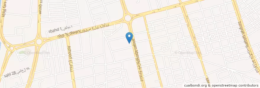 Mapa de ubicacion de داروخانه دکتر زیدالدینی en Iran, Bouchehr, شهرستان بوشهر, بخش مرکزی شهرستان بوشهر, دهستان حومه بوشهر, بوشهر.