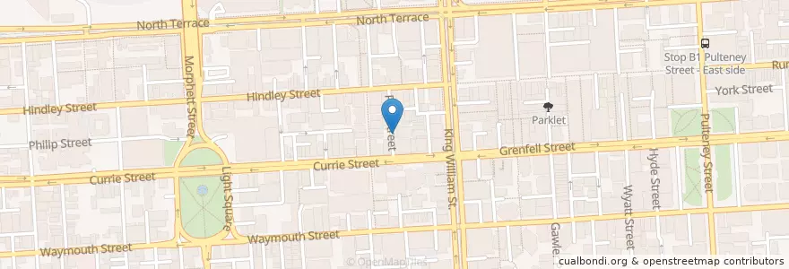 Mapa de ubicacion de La Rambla Tapas Bar en Австралия, Южная Австралия, Adelaide, Adelaide City Council.