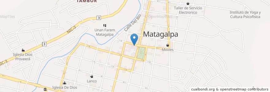 Mapa de ubicacion de Chefellas en نیکاراگوئه, Matagalpa, Matagalpa (Municipio).
