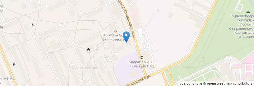 Mapa de ubicacion de Хайвэй en Rusland, Centraal Federaal District, Moskou, Северный Административный Округ, Головинский Район.