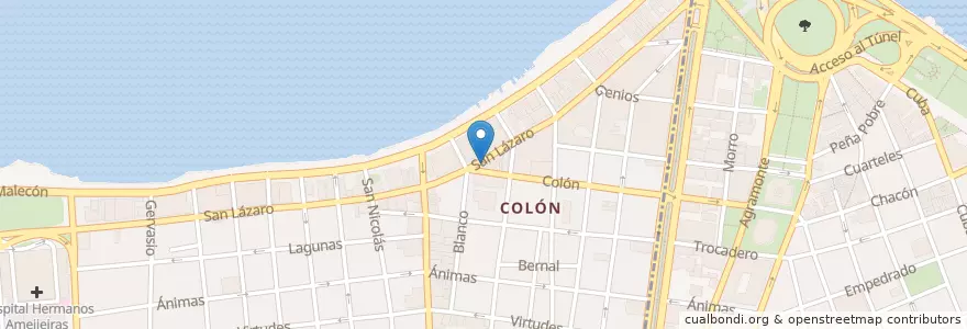 Mapa de ubicacion de Mi Niña en Kuba, Havanna, Centro Habana.