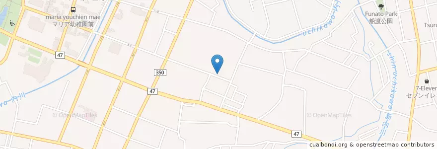 Mapa de ubicacion de さつき調剤薬局 en Japonya, 山形県, 鶴岡市.