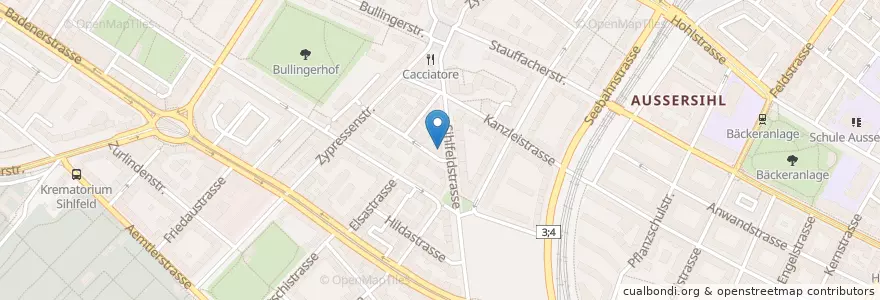 Mapa de ubicacion de Café Boy en Svizzera, Zurigo, Distretto Di Zurigo, Zurigo.