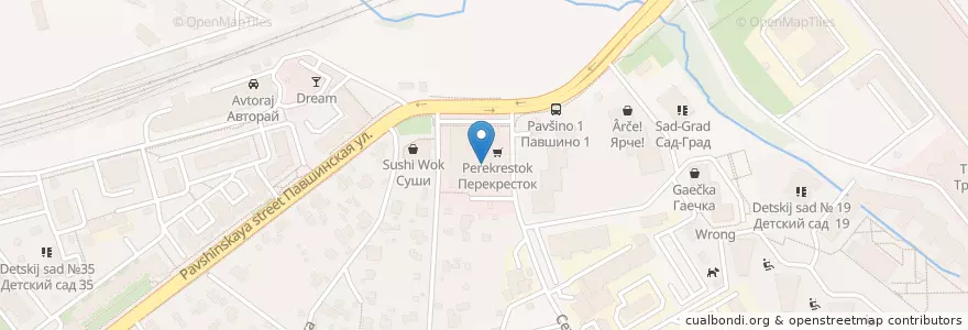 Mapa de ubicacion de RawMind en روسیه, Центральный Федеральный Округ, استان مسکو, Городской Округ Красногорск.