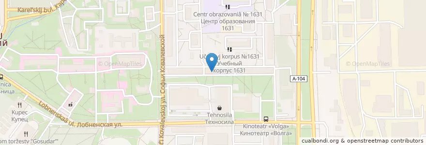 Mapa de ubicacion de Горздрав en Russia, Distretto Federale Centrale, Москва, Северный Административный Округ, Дмитровский Район.