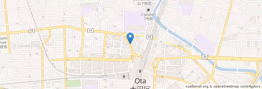 Mapa de ubicacion de 日本海 en ژاپن, 東京都, 大田区.