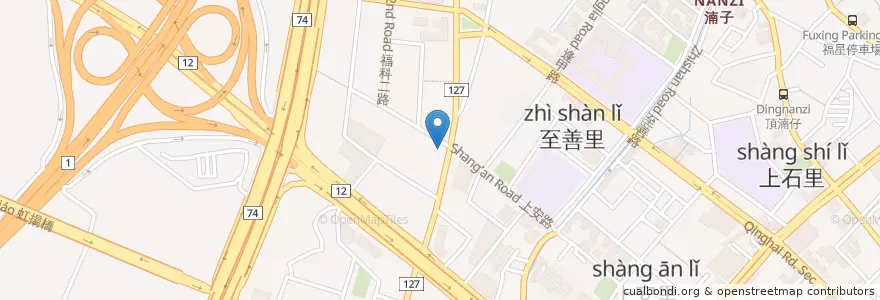 Mapa de ubicacion de 三食六島馬祖絕版麵食館 en تایوان, تایچونگ, 西屯區.