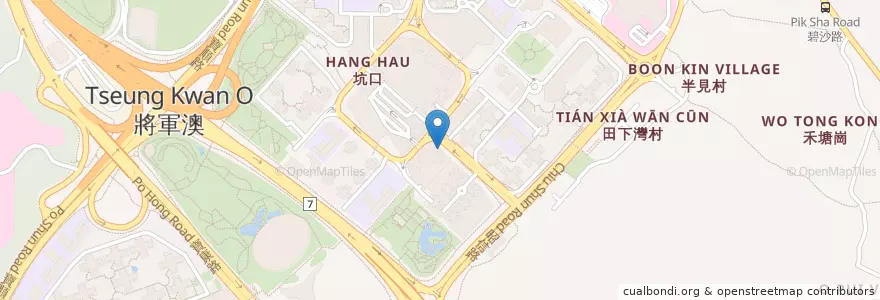 Mapa de ubicacion de McDonald's en China, Guangdong, Hongkong, New Territories, 西貢區 Sai Kung District.