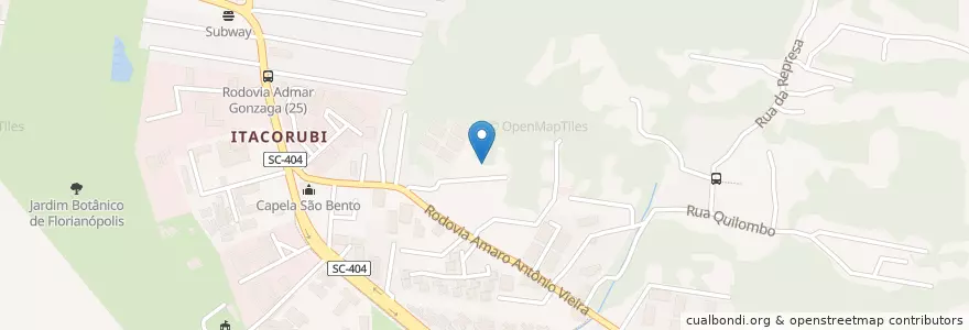 Mapa de ubicacion de Hd' Music Studio en Бразилия, Южный Регион, Санта-Катарина, Microrregião De Florianópolis, Região Geográfica Intermediária De Florianópolis, Флорианополис.