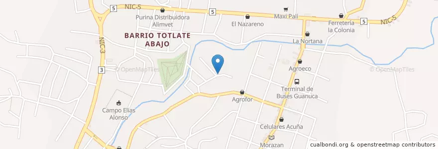 Mapa de ubicacion de Colegio Monseñor Benedicto Herrera en نيكاراجوا, Matagalpa, Matagalpa (Municipio).