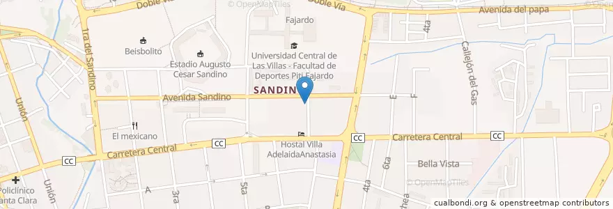 Mapa de ubicacion de Carnet de Identidad - Minint en Cuba, Villa Clara, Santa Clara, Ciudad De Santa Clara.