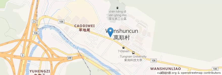 Mapa de ubicacion de 海協會海鮮暢飲 en 台湾, 新北市, 深坑区.