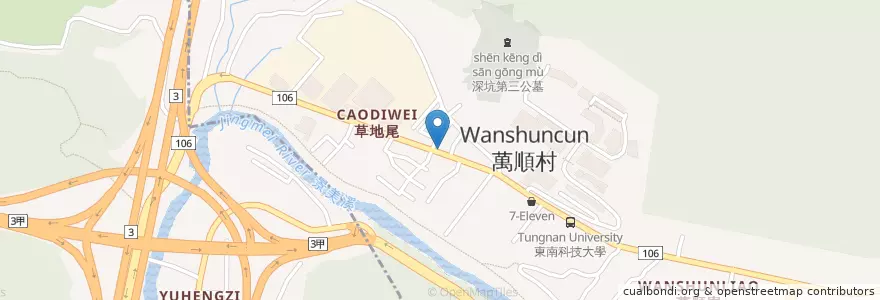 Mapa de ubicacion de 天空之城義式廚房-深坑店 en 臺灣, 新北市, 深坑區.